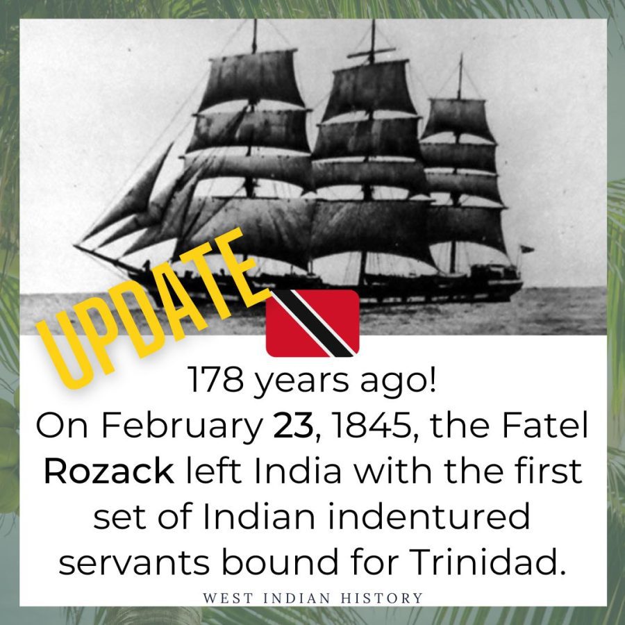 Af Razack Fatel Razack - The First Ship that brought Indian Indentured Laborers ...