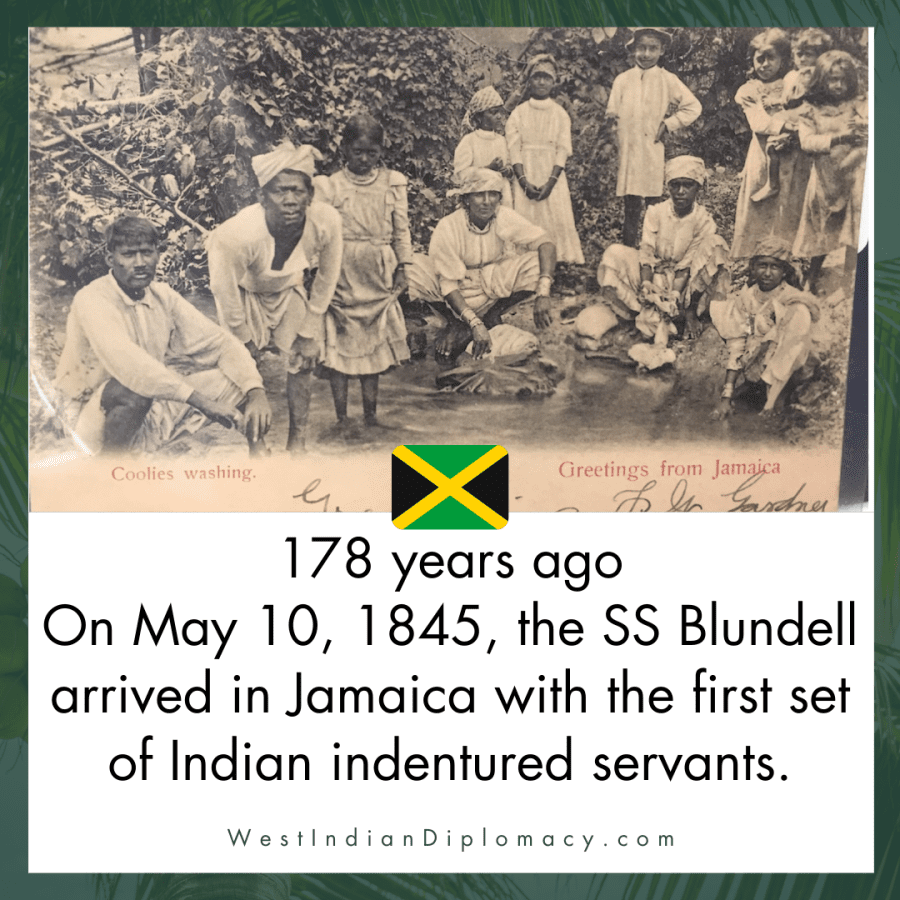 SS Blundell: Jamaica's First Indian Indentured Servant Ship - West ...